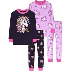 Daughter Queen Girls 12 4-Piece Cotton Pajamas NWT Sealed